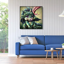 Lade das Bild in den Galerie-Viewer, Dinosaurier - voller runder Diamant - 30x30cm