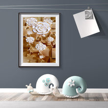 Lade das Bild in den Galerie-Viewer, Blume - voller runder Diamant - 40x30cm