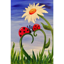 Lade das Bild in den Galerie-Viewer, Marienkäfer - volle Diamant-Malerei - 30x40cm