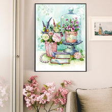 Lade das Bild in den Galerie-Viewer, Blume - volle Diamant-Malerei - 30x40cm