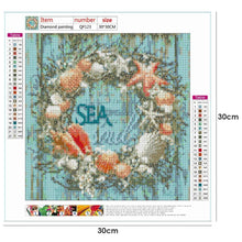 Lade das Bild in den Galerie-Viewer, Conch - voller runder Diamant - 30x30cm