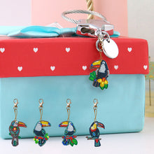 Lade das Bild in den Galerie-Viewer, 5 Stück/Satz Toucan DIY Schlüsselanhänger