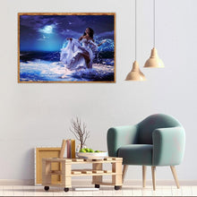 Lade das Bild in den Galerie-Viewer, Tanzen mit Wasser - volle Diamant-Malerei - 40x30cm