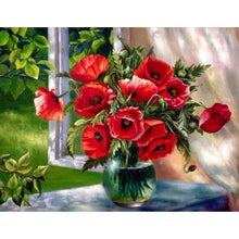 Lade das Bild in den Galerie-Viewer, Blumen - volle Diamant-Malerei - 40x30cm