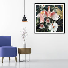 Lade das Bild in den Galerie-Viewer, Vogel und Blume - volle Diamant-Malerei - 30x30cm