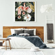 Lade das Bild in den Galerie-Viewer, Vogel und Blume - volle Diamant-Malerei - 30x30cm