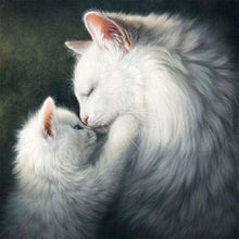 Lade das Bild in den Galerie-Viewer, Katze - volle Diamant-Malerei - 30x30cm