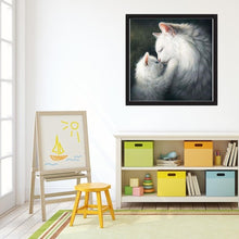 Lade das Bild in den Galerie-Viewer, Katze - volle Diamant-Malerei - 30x30cm