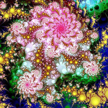 Lade das Bild in den Galerie-Viewer, Blumen - volle Diamant-Malerei - 30x30cm