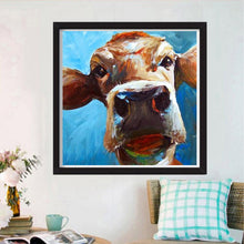 Lade das Bild in den Galerie-Viewer, Rinder - voller runder Diamant - 30x30cm