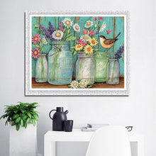 Lade das Bild in den Galerie-Viewer, Blume - volle Diamant-Malerei - 40x30cm