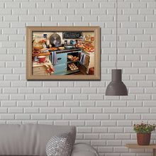 Lade das Bild in den Galerie-Viewer, Küche - voller runder Diamant - 40x30cm
