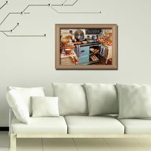 Lade das Bild in den Galerie-Viewer, Küche - voller runder Diamant - 40x30cm