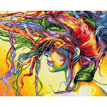 Lade das Bild in den Galerie-Viewer, Schönheit - voller runder Diamant - 40x30cm