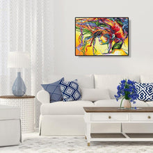 Lade das Bild in den Galerie-Viewer, Schönheit - voller runder Diamant - 40x30cm