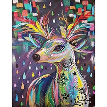 Lade das Bild in den Galerie-Viewer, Elch - runder runder Diamant - 30x40cm