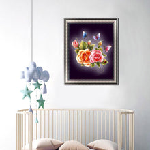 Lade das Bild in den Galerie-Viewer, Blume - volle Diamant-Malerei - 40x30cm