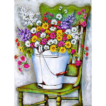 Lade das Bild in den Galerie-Viewer, Blume - volle Diamant-Malerei - 40x30cm