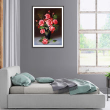Lade das Bild in den Galerie-Viewer, Blume - volle Diamant-Malerei - 40x30cm