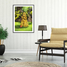 Lade das Bild in den Galerie-Viewer, Hund - volle Diamant-Malerei - 40x30cm