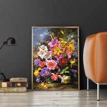 Lade das Bild in den Galerie-Viewer, Blume - volle Diamant-Malerei - 30x40cm