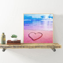 Lade das Bild in den Galerie-Viewer, Herz - volle Diamant-Malerei - 30x30cm