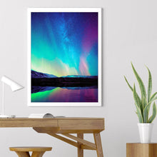 Lade das Bild in den Galerie-Viewer, Fantasy Aurora - voller runder Diamant -