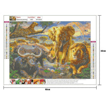 Lade das Bild in den Galerie-Viewer, Elefant - volle Diamant-Malerei - 40x30cm