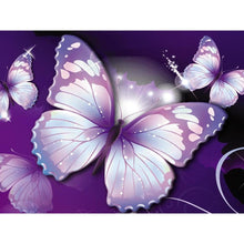 Lade das Bild in den Galerie-Viewer, Schmetterling Blume - volle Diamant-Malerei - 30x40cm