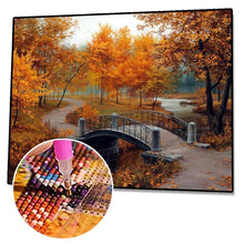 Lade das Bild in den Galerie-Viewer, Brücke - volle Diamant-Malerei - 30x40cm