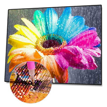 Lade das Bild in den Galerie-Viewer, Bunte Blume - volle Diamant-Malerei - 40x30cm
