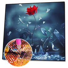 Lade das Bild in den Galerie-Viewer, Blume - volle Diamant-Malerei - 30x30cm