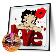 Lade das Bild in den Galerie-Viewer, Betty boop - volle Diamant-Malerei - 40x40cm
