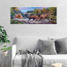 Lade das Bild in den Galerie-Viewer, Pferd - volle Diamant-Malerei - 50x100cm