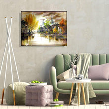 Lade das Bild in den Galerie-Viewer, Kreuzstich Bogen Brücke - voller Diamant-Malerei - 30x40cm
