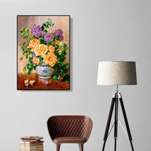 Lade das Bild in den Galerie-Viewer, Blumenvasen - volle Diamant-Malerei - 30x40cm