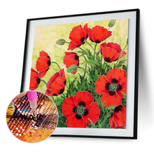 Lade das Bild in den Galerie-Viewer, Blumenblatt - volle Diamant-Malerei - 30x30cm
