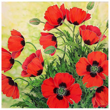 Lade das Bild in den Galerie-Viewer, Blumenblatt - volle Diamant-Malerei - 30x30cm