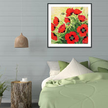 Lade das Bild in den Galerie-Viewer, Blumenblatt - volle Diamant-Malerei - 30x30cm