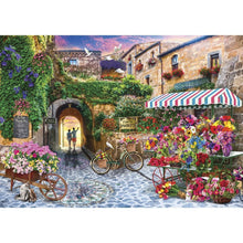 Lade das Bild in den Galerie-Viewer, Blumenstraße - volle Diamant-Malerei - 30x40cm