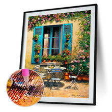 Lade das Bild in den Galerie-Viewer, Blumenfenster - volle Diamant-Malerei - 30x40cm
