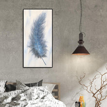 Lade das Bild in den Galerie-Viewer, Feder - voller runder Diamant - 45x85cm