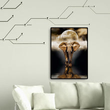 Lade das Bild in den Galerie-Viewer, Elefant - voller runder Diamant - 30x40cm