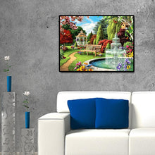 Lade das Bild in den Galerie-Viewer, Hof - voller runder Diamant - 40x30cm