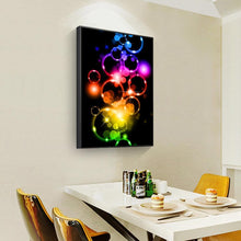 Lade das Bild in den Galerie-Viewer, Blasenkreis - voller runder Diamant - 30x40cm