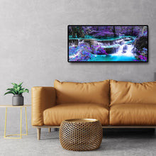 Lade das Bild in den Galerie-Viewer, Wasserfall Landschaft - voller runder Diamant -