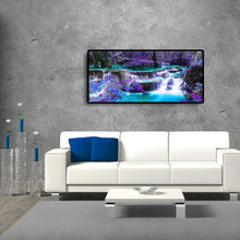 Lade das Bild in den Galerie-Viewer, Wasserfall Landschaft - voller runder Diamant -