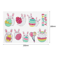 Lade das Bild in den Galerie-Viewer, 8pcs-Kaninchen-Diy Handwerk Aufkleber