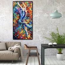 Lade das Bild in den Galerie-Viewer, Tänzerin - volle Runde Diamant-Malerei - 85x45cm