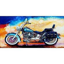 Lade das Bild in den Galerie-Viewer, Motorrad - voller runder Diamant - 85x45cm